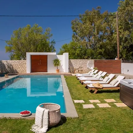 Villa Coastal Chic Luxury La Reina In Ai Giannis Lefkada City
